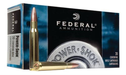 Federal Power-Shok 308 Win (7.62 NATO) Soft Point 180gr, 20rd Box