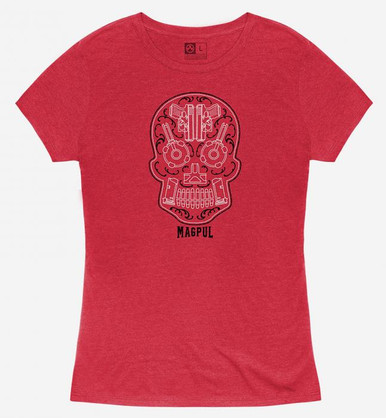 Magpul Industries Corp , Magpul Mag1218-612-2xl Sugar Skull Ld Shrt 2x Rdht