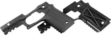 Recover Tact. Cc3h 1911 - Grip And Rail System Black