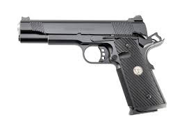 Wilson Combat 1911 CQB Elite 9mm 5" 8+1 Overall Black Carbon Steel with G10 Starburst Grip Fiber Optic Front Sight