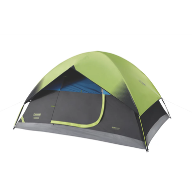 Coleman Sundome Tent 9' X 7' - Darkroom 4 Person