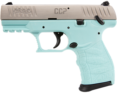 WALTHER CCP M2 .380 ACP 3.54" 8RD ANGEL BLUE STAINLESS STEEL