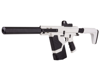 CROSMAN FULL AUTO ST1 W/ RED DOT WHT/BLK AIR RIFL