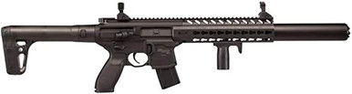 Sig Sauer MCX .177 Cal 18 inches (30 Rounds) Co2 Powered Air Rifle, Black,