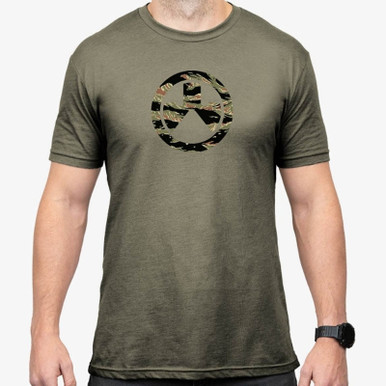 Magpul Industries Corp T-shirt, Magpul Mag1292-317-s Tiger Stripe Shirt Sm Odh