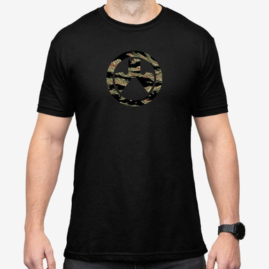 Magpul Industries Corp T-shirt, Magpul Mag1292-001-s Tiger Stripe Shirt Sm Black