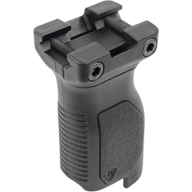 Strike Industries Angled Vertical Grip With Cable Management Long Picatinny Mount Black