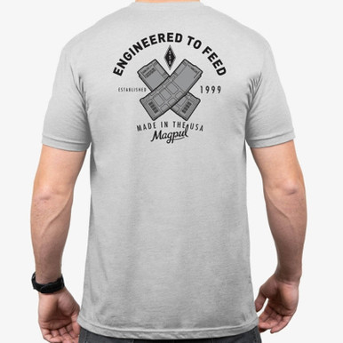 Magpul Industries Corp T-shirt, Magpul Mag1280-041-lEngine To Feed Shirt Lg Sgh