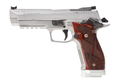 Sig Sauer P226X5 9mm, 5" Barrel, 10rd, Custom Works Cocobolo Grips, AX3 Trigger, Stainless