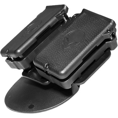 Alien Gear Holsters Cloak Double Mag Carrier IWB/OWB Double Stack 9mm/.40 S&W Magazines Polymer Black