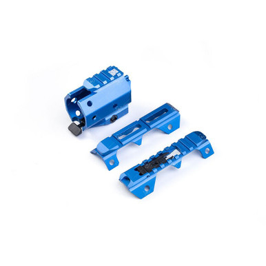 Strike Industries AR-15 Gridlok Sight and Rail Attachments Aluminum Blue