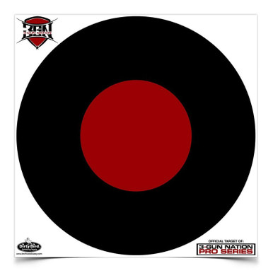 Birchwood Casey Dirty Bird 17.25 Inch 3-Gun Nation Target Reactive Paper Indoor/Outdoor 100 Pack