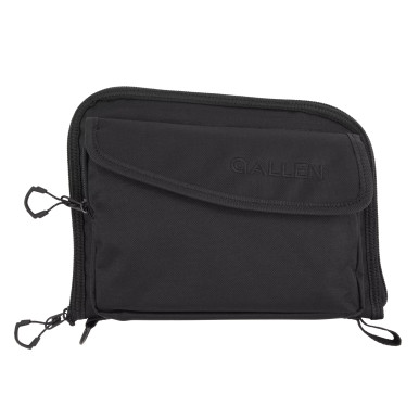 Allen , Allen 78-9 Pistol Case W/mag Pouch Fullsize Black