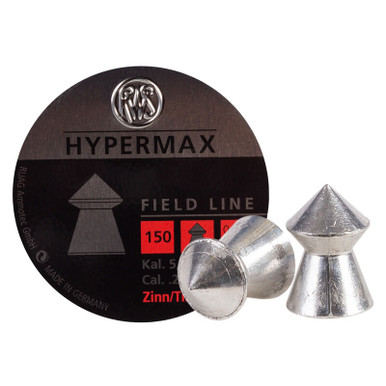 RWS Hypermax .22 Caliber Airgun Pellets 9.9gr 150pk