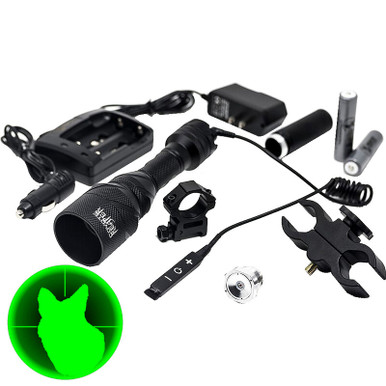 Predator Tactics Coyote Reaper Rifle Kit Single LED Green
