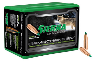 Sierra 4062 Tipped GameKing .22 Cal .224 64 gr Tipped GameKing 100 Per Box