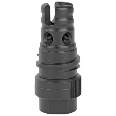 Sylvan Arms 223 Caliber Muzzle Device - Black, 1/2 x 28 RH