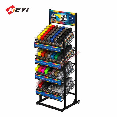BIRCHWOOD CASEY AEROSOL CAN METAL SHELF DISPLAY