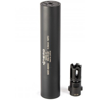 NEMO ARMS SUPPRESSOR ELITE 5.56X45MM NATO 1/2-28 QD