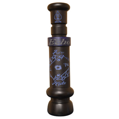 Echo Calls Ace In The Hole Single Reed Duck Call Acrylic Matte Pearl/Black