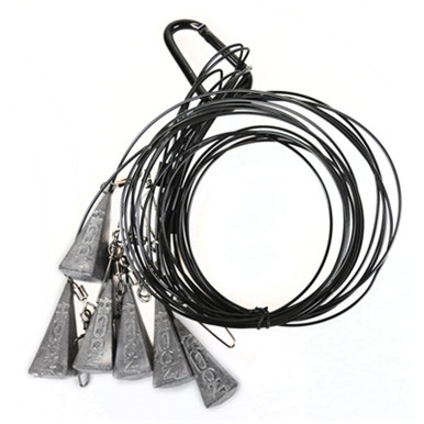 Higdon Outdoors Battleship Rig 36" w 4oz Weight 6 Pack