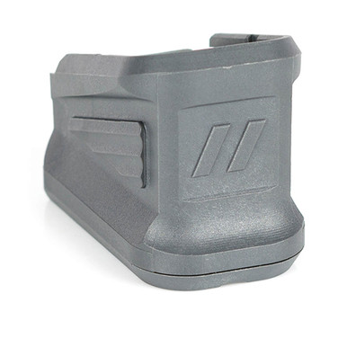 ZEV TECHNOLOGIES +5 BASEPAD FOR GLOCK 17 MAGAZINE GRAY