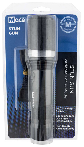 MACE PERSONAL DEFENSE VARIABLE FOCUS STUN FLASHLIGHT BLACK