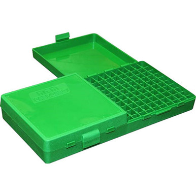 MTM AMMO BOX 200RD FLIP-TOP 9MM 380ACP GREEN