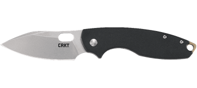 CRKT PILAR III BLACK W/ SILVER D2 BLADE STEEL