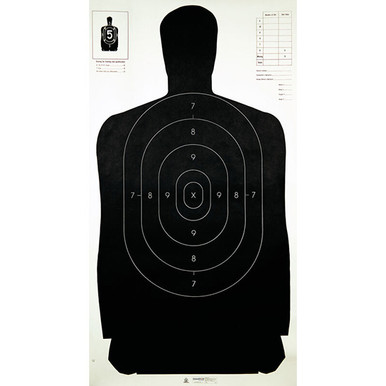 CHAMPION TARGETS TARGET B27 POLICE SILHOUETTE 100 PK