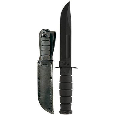 KABAR FIGHTING/UTILITY KNIFE BLACK CLAM