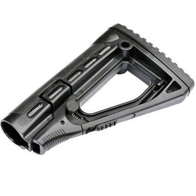 Command Arms Accessories Skeletonized Stock Fits Commercial and Mil-Spec AR-15 Tubes Black SKBS