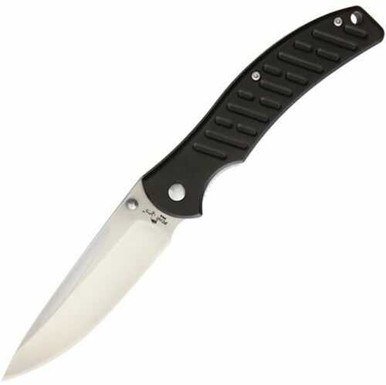 BEAR & SON 4 1/4 BEAR SWIPE III BLACK ALUM HANDLE SATI