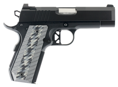 Dan Wesson 01883 EPC 45 ACP Caliber with 4" Bull Barrel, 8+1 Capacity, Black Finish Aluminum Beavertail Frame