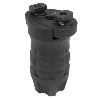 Samson M-LOK Vertical Grip Short Grenade Aluminum Black Anodized
