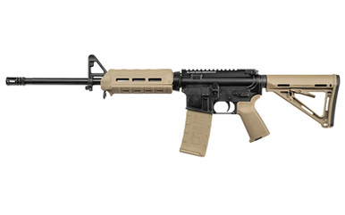 Black Rain Ordnance, A2, Semi-automatic, AR, 223 Remington/556NATO, 16" Chromoly Barrel, Anodized Finish, Black, Flat Dark Earth Furniture, Magpul CTR Stock, Magpul MOE Grip, 30 Rounds, 1 Magazine