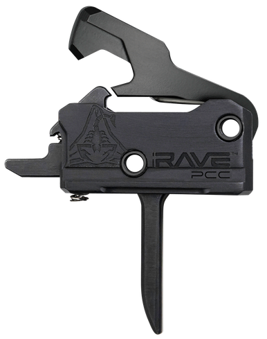 Rise Armament Trigger Rave Pcc Flat - 3.5lb Ar-15 W/anti Walk Pins