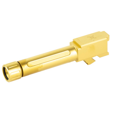True Precision Threaded Barrel for Glock 26 Gen 1-5 Gold