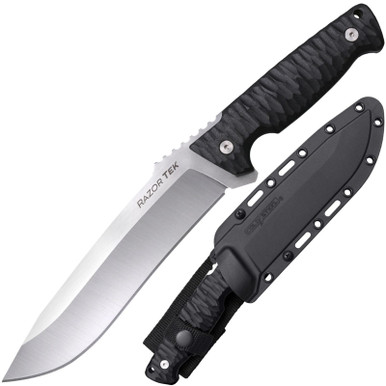 Cold Steel 6.5in Razor Tek 4116SS Steel Satin Finish Black GFN