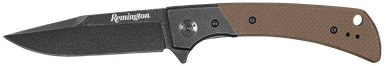 Remington Cutlery Edc Drop Pt - 4" Folder G10 Tan/black