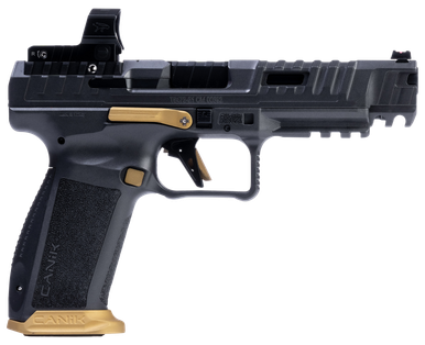 CANIK SFX RIVAL GRAY 9MM 5" BARREL 18-ROUNDS BLACK OPTICS READY W/ MECANIK MO2 RDS