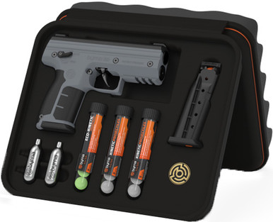 Byrna Sd Kinetic Kit Gray W/ - 2 Mags & Projectiles