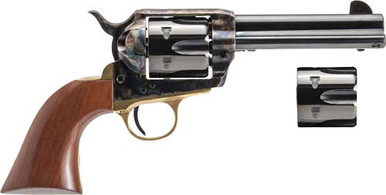 Cimarron Pistolero .45lc/45acp 4.75" 6Rd W/dual Cylinder Colored Case/Blued/Brass