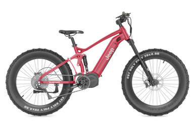 Quietkat Inc /vista Outdo E-bike, Quiet Jeep 10 22-jep-10-red-17 1000w Medium