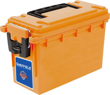 Sheffield Field/ammo Box - Safety Orange Made In Usa