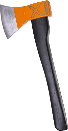 Woox Ax Thunderbird 14" Handle - 4" Bld Orng Head Throwing Axe