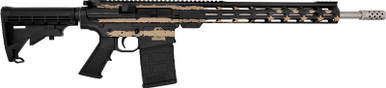 Great Lakes Firearms & Ammo Ar10 Rifle .308 Winchester 18" 10rd S/s Bbl Desert Flag
