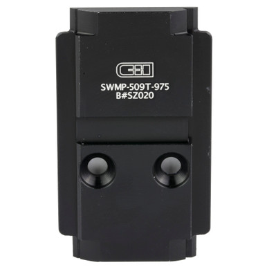 C&H Precision Weapons CHP Adapter Plate, Converts the M&P 2.0 CORE to the Holosun 509T, Anodized Finish, Black, Includes Mounting Hardware SWMP-M2.0-509T