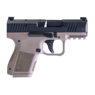 CANIK METE MC9 9MM 3.18" BARREL 12/15RD MAG FLAT DARK EARTH/BLACK OPTICS READY