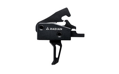 Radian Weapons Vertex Flat Bow Trigger, Single Stage, Carbon Steel, Black
